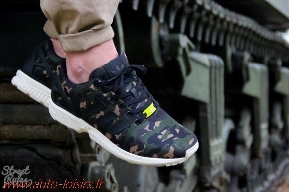 adidas zx flux homme militaire